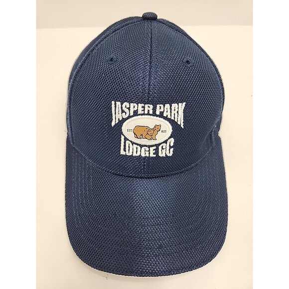 Jasper Park Lodge Golf Club Hat Adult Adjustable Navy Baseball Cap Alberta - Picture 1 of 9
